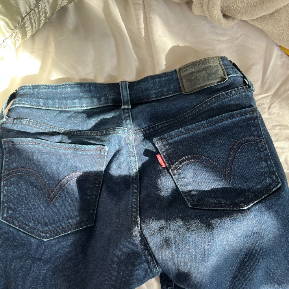 Levi’s super skinny dark jeans